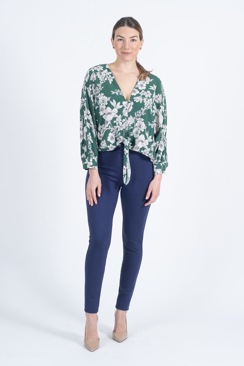 Emma - Jeggings Casuales Cintura Alta con 5 Bolsas en Tela Bodyfirm