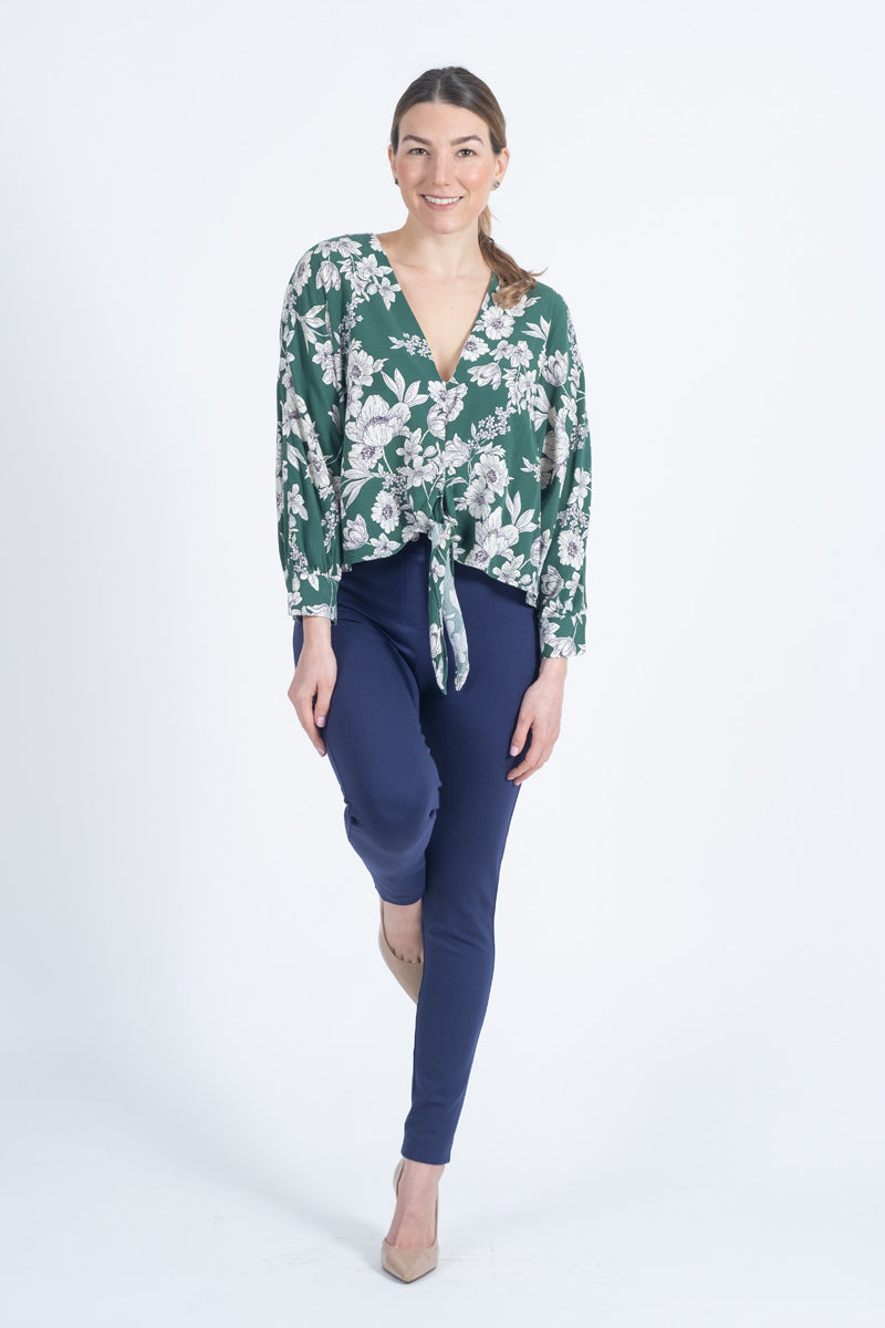 Emma - Jeggings Casuales Cintura Alta con 5 Bolsas en Tela Bodyfirm