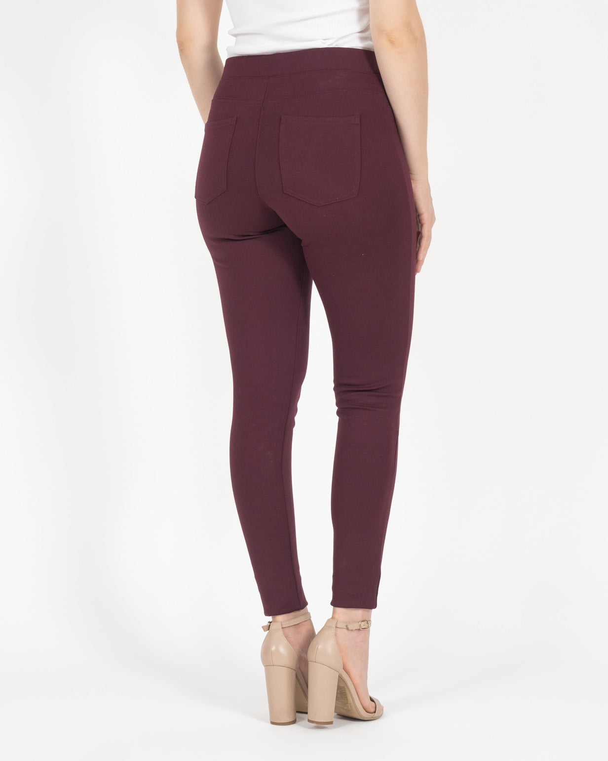 Emma - Jeggings Casuales Cintura Alta con 5 Bolsas en Tela Bodyfirm