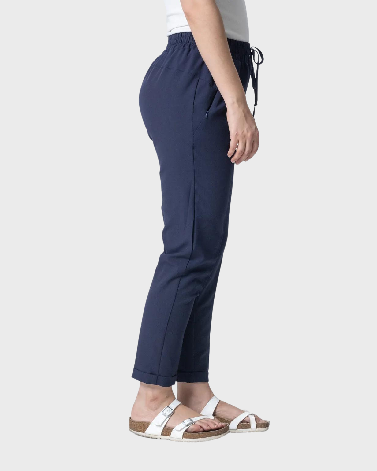 Joggers de Vestir para Mujer Cintura Alta con Bolsillos