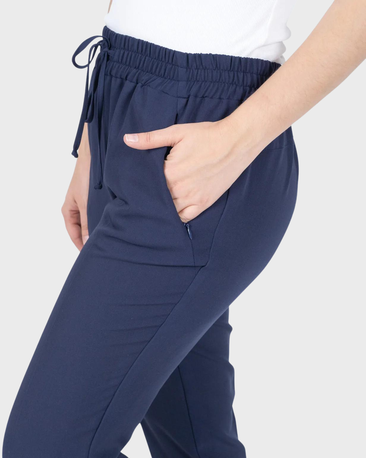 Joggers de Vestir para Mujer Cintura Alta con Bolsillos