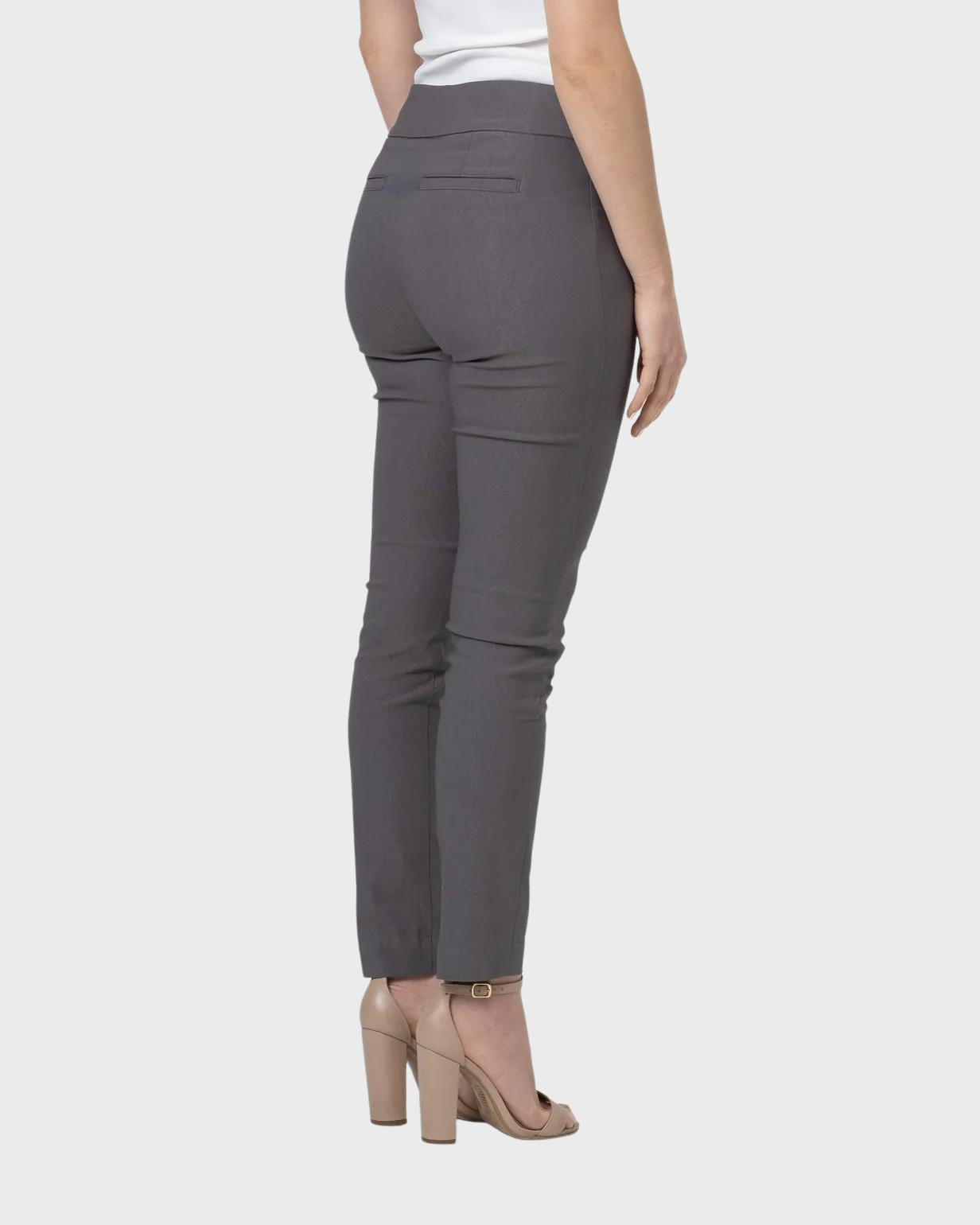 Coco - Leggings Casuales Cintura Media con 2 Broches en Tela Hi-Flex