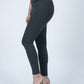 Aria - Leggings Casuales Cintura Alta con 6 Broches en Tela Bodyfirm