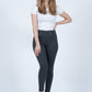 Aria - Leggings Casuales Cintura Alta con 6 Broches en Tela Bodyfirm