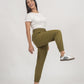 Pantalón Cargo para Mujer Cintura Alta con Bolsillos