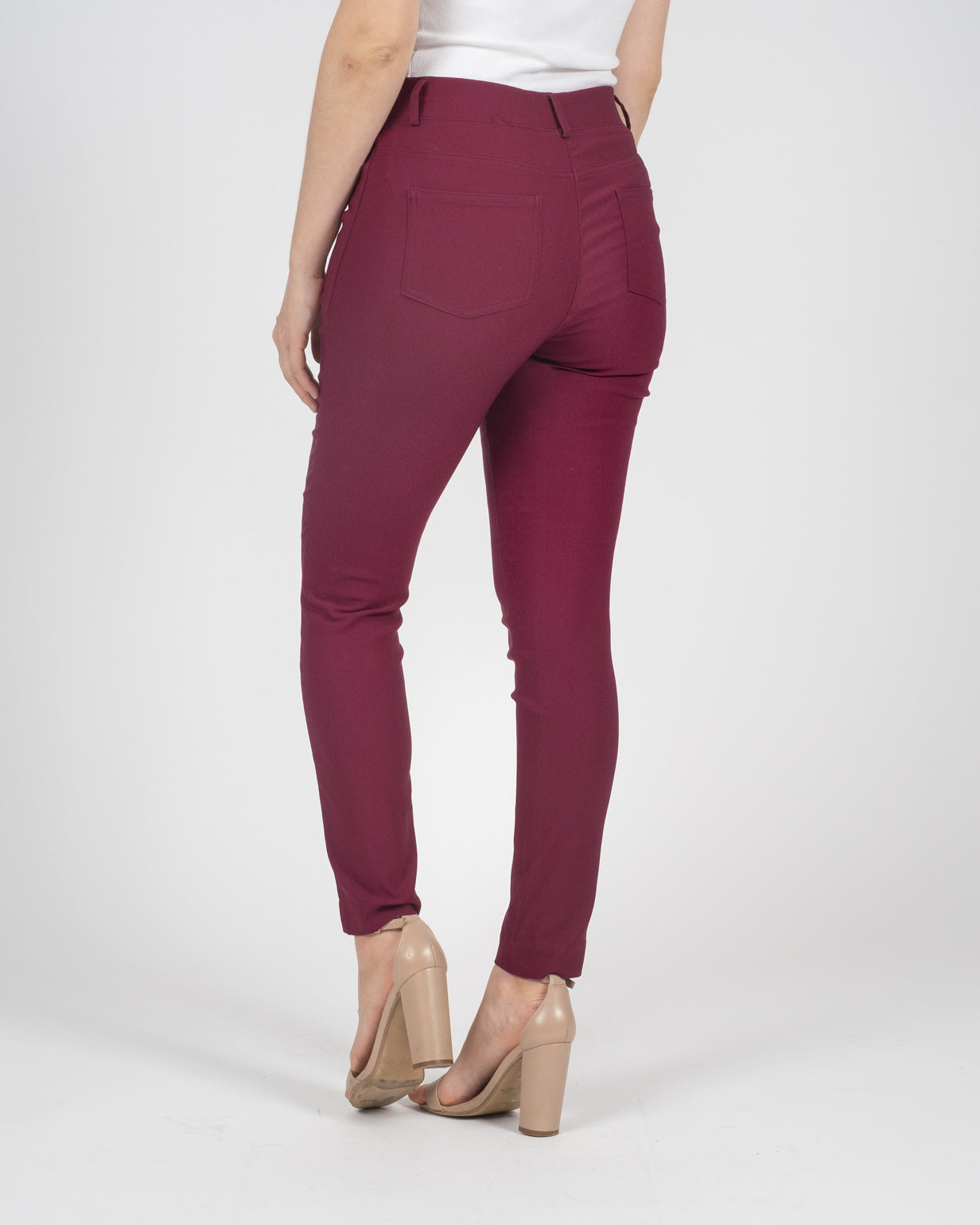 Zoe - Jeggings Casuales Cintura Media con 5 Bolsas en Tela Hi-Flex